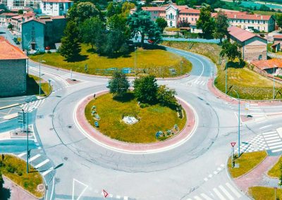Saint-Laurent-de-chamousset rond point