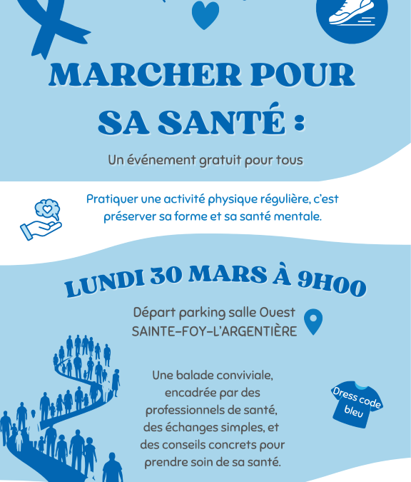 Mars bleu – Marcher pour sa santé