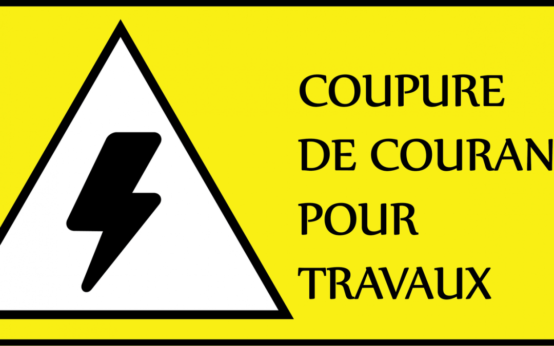 Avis de coupure de courant jeudi 7/12