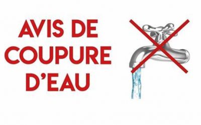 Avis de coupure d’eau -Mardi 17 juin 2025