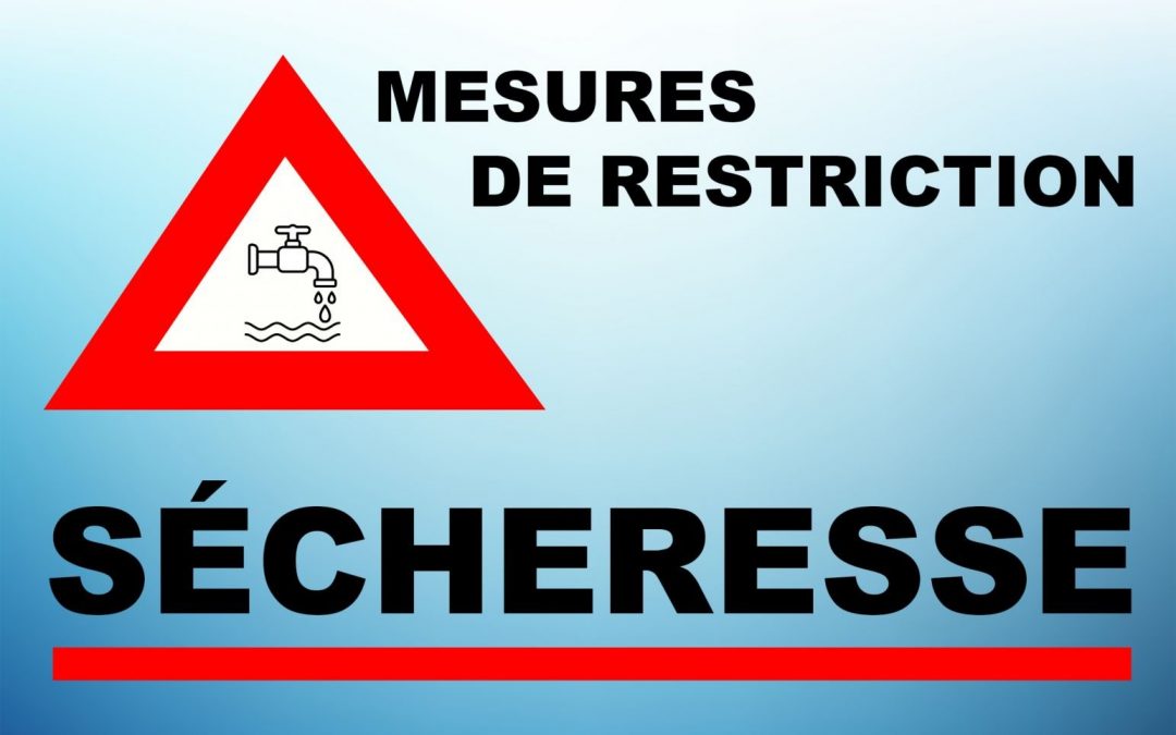 Alerte renforcée sécheresse au 6 septembre