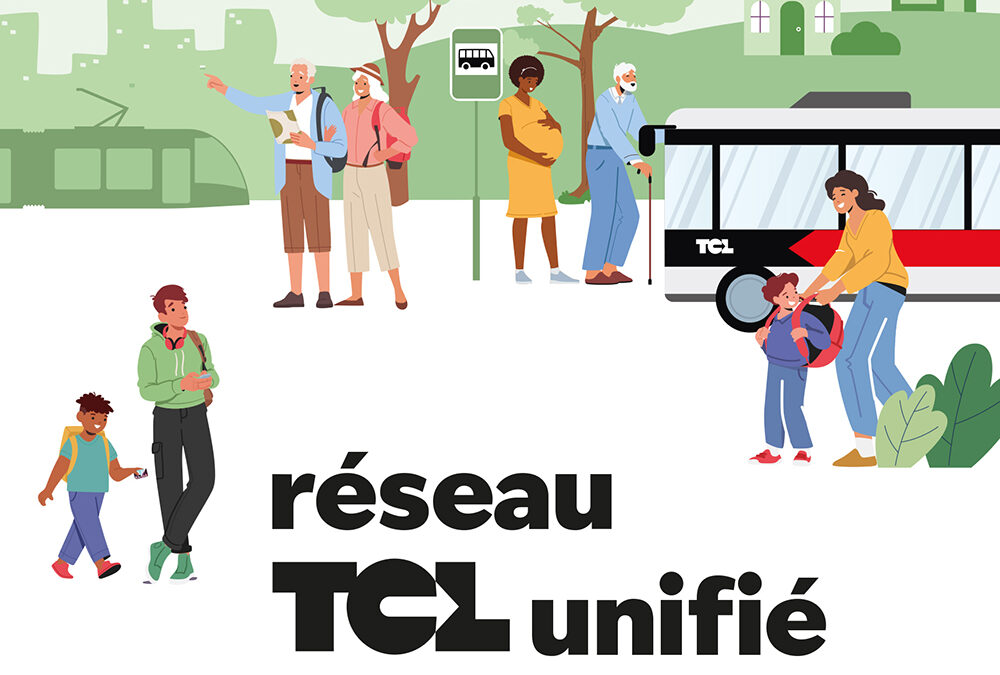 Réseau TCL unifié à partir du 1er septembre 2025
