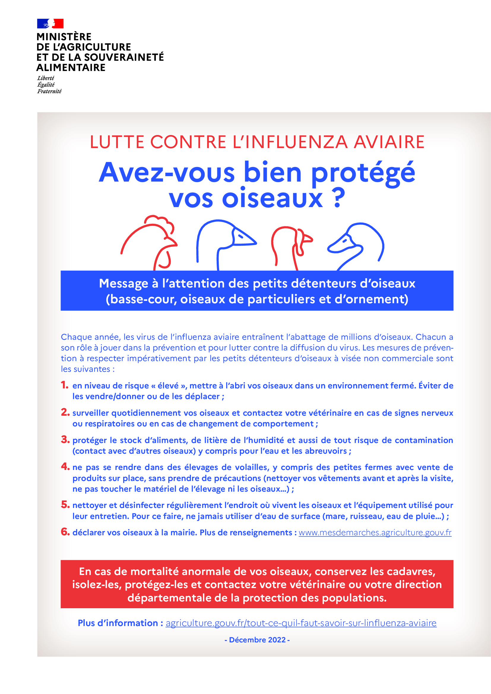 INFLUENZA AVIAIRE